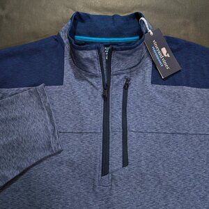 $148 Vineyard Vines On The Go Shep Shirt Men’s Size 2XL Zip Performance